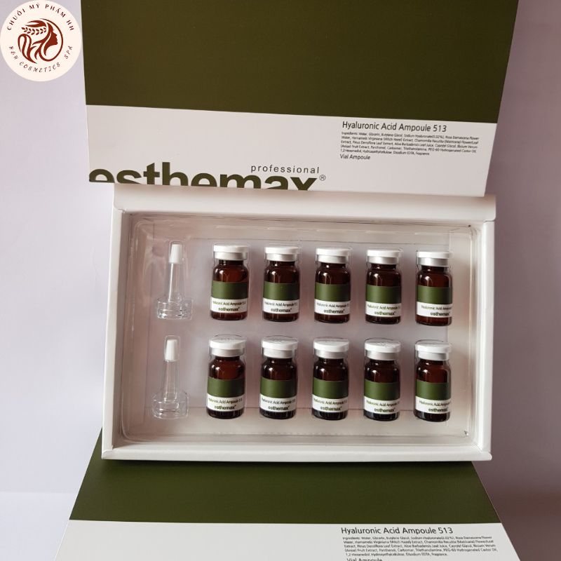 Tế bào gốc Esthemax Hyaluronic Acid Ampoule 513 cấp ẩm Tế bào gốc Esthemax 513