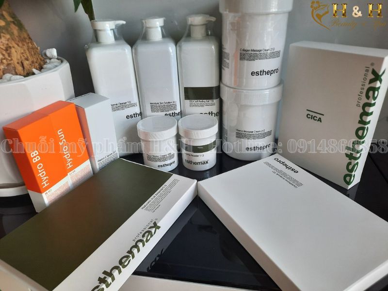 Mỹ phẩm Esthemax - Esthepro cho Spa