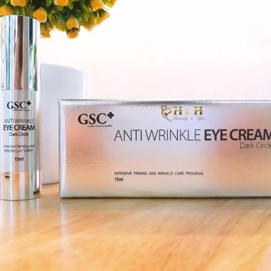 Kem Mắt GSC+ Anti Wrinkle Eye Cream 15ml - Mờ Thâm, giảm nhăn Kem mắt GSC+ Anti Wrinkle Eye Cream 15ml