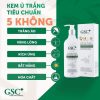 Kem Ủ Trắng Da Mặt GSC+ Natural Pearl Whitening Cream 500ml Ưu điểm của kem ủ trắng da mặt GSC+