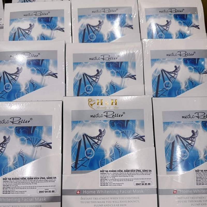 Mặt nạ Medic Roller Silk Mask DNA - Giảm sưng đỏ 10 miếng Mặt nạ Medic Roller giảm sưng đỏ