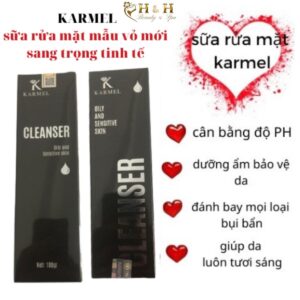 Công dụng của sữa rửa mặt da dầu Karmel
