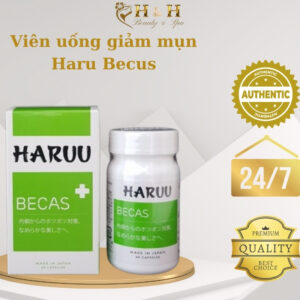 Viên uống giảm mụn nội tiết Haru Becus Nhật Bản